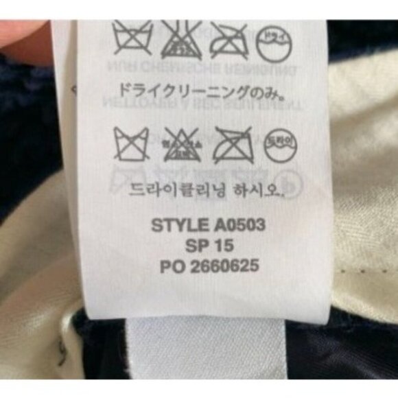 J.Crew Ludlow Slim Fit Navy Blue Cotton Blend Mens Trousers W29 L32 - Picture 5 of 6